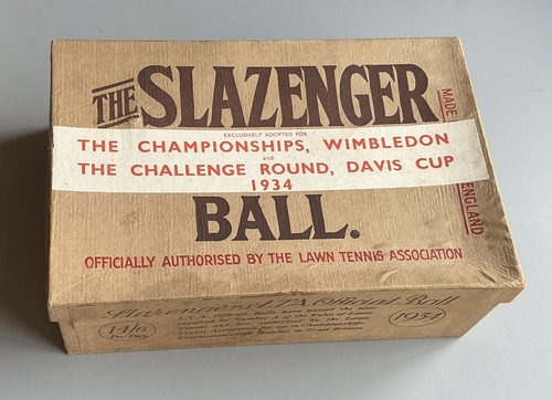 1934 the slazenger ball - slazenger, ball”