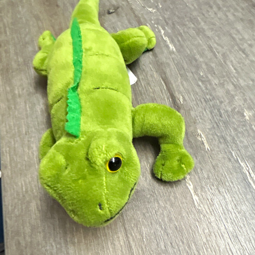 Green iguana lizard plush soft - lizard,