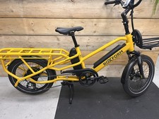 Roxform PORTO L Yellow EX DEMO Longtail Cargo Bike. 80-100 Mile Range