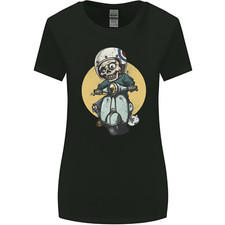 Mod Scooter Moped Skull Womens