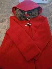 TU Girls 4-5 Years Red Hooded