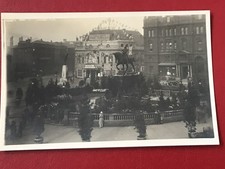 EARLY 1900s REAL PHOTO PC - STREET SCENE VIEW, THE CIRCUS, LEEDS, YORKSHIRE