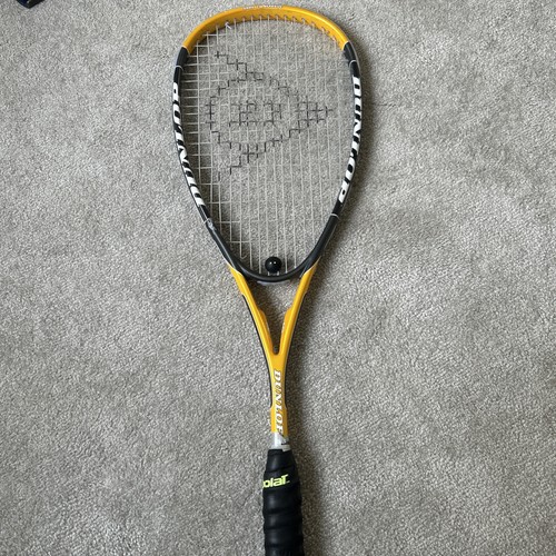Dunlop black max squash racket - black,