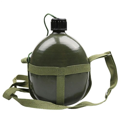 Aluminum army canteen - canteen, military