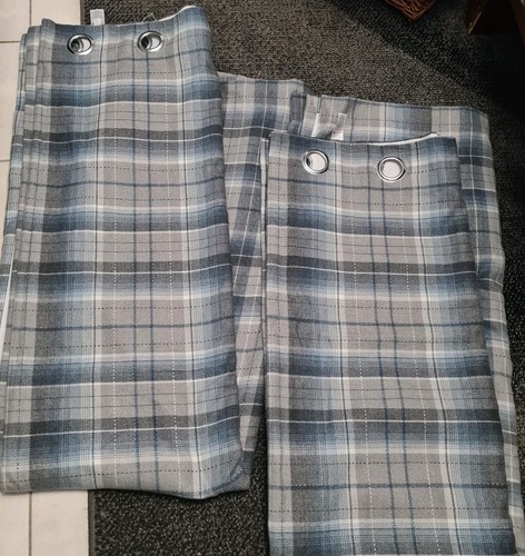 Dunelm highland check dove - dunelm,