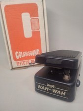 Vintage Colorsound Wah Wah Pedal Sola Sound England In Original Box 