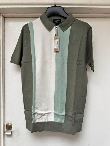 Boohooman men knitted polo - men,