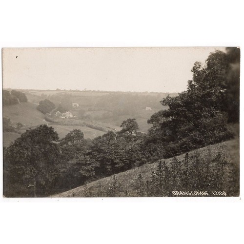Branscombe devon distant view - branscombe,