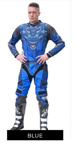 Adult motocross blue kit - , mx
