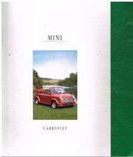 ROVER MINI 1.3 CABRIOLET ORIGINAL 1992 FACTORY UK SALES BROCHURE