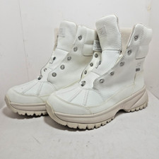 UGG Yose Lace Up Boots. White