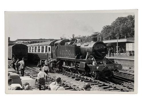 Gwr 6106 locomotive taplow - @,
