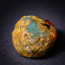 Rare blue amber - amber, stone