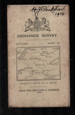ORDNANCE SURVEY  MAP  SCOTLAND