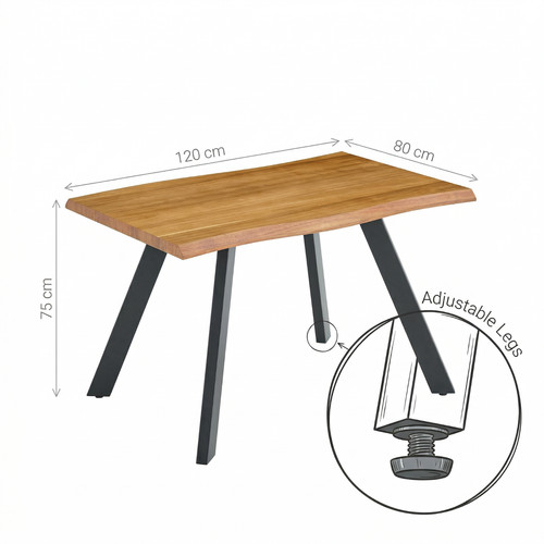 Dining table and - chairs, set