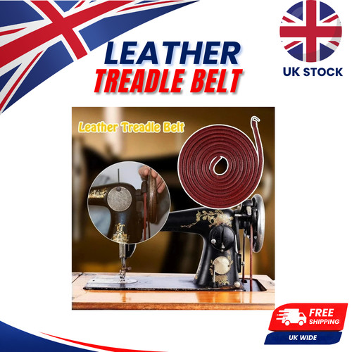 183cm leather treadle - treadle, belt