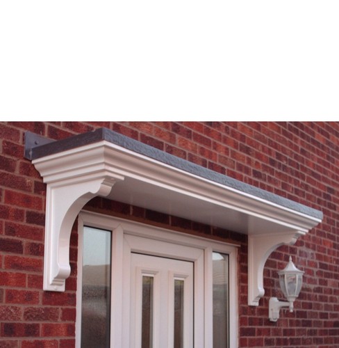 Fiberglass door canopy - grp, for