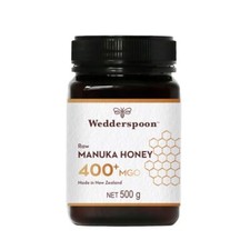 Wedderspoon Pure Raw NZ Monofloral Manuka Honey - MGO 400+ - 500g Jar