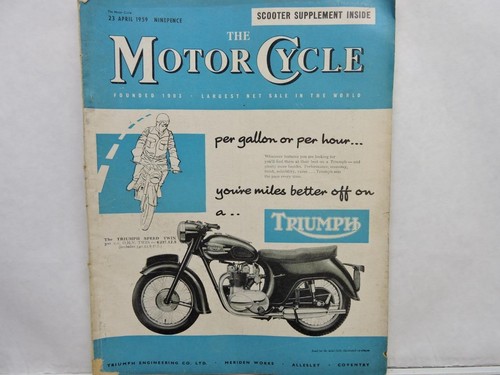 April 1959 the motor cycle - april,