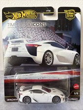 Hot Wheels Premium Timeless Icons Lexus LFA Collectible 1:64 Diecast Premium Car
