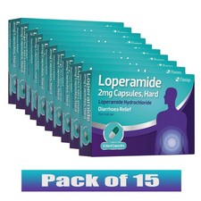 Flamingo Loperamide 2mg Diarrhoea Relief 90 Capsules 15 Pack Bulk