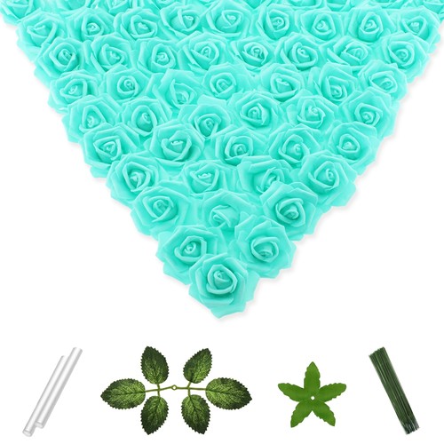 100 pcs teal green - teal, 2