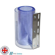 Plated Spare Replacement PVC Door Strip Curtain - 200mm x 2mm x 2.5m