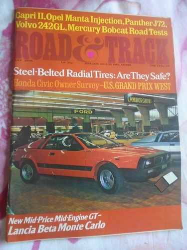 Road track jul 1975 - &,