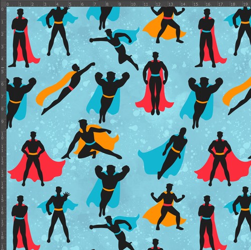 Super hero silhouette - silhouette,, 100%