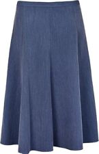 Womens Plain A-Line Skirt Half