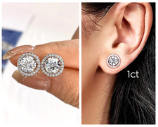 Genuine 1ct Moissanite
