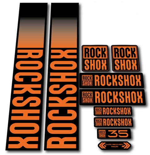 Rockshox fork stickers - 35,