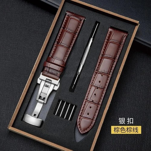 Genuine leather watch strap - watch,