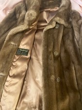 RARE Vintage Tissavel of France 80s Caramel Teddy Bear Smart Faux Fur Coat