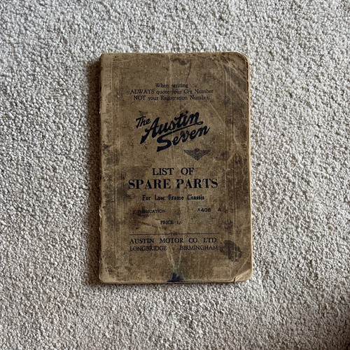 The austin seven - seven, list