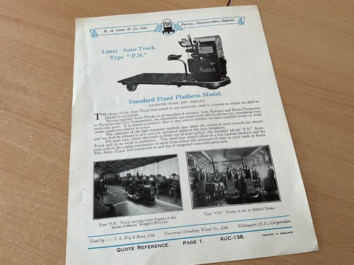 1930 lister co - &,