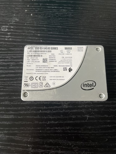 Intel ssd s4510 series - d3-s4510,