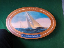 A 1958 Americas Cup Yacht Race Large 43cm Wooden Box, Sailing, Sceptre, Spectre