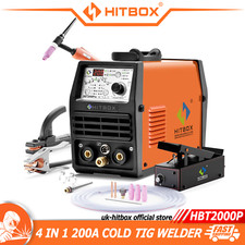 200A PULSE TIG/TIG/MMA HF DC IGBT WELDING MACHINE INVERTER COLD TIG WELDER 2T/4T