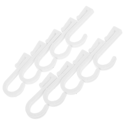 10pcs white plastic clip - clip, on