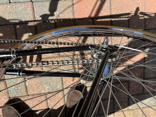 Vintage triumph push bike - vintage,