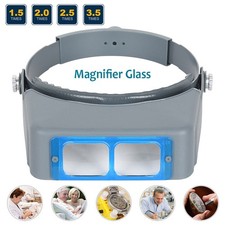4 Len Head Magnifier Glasses