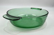 Pyrex Vision de Corning Green Glass Casserole Dish 21cm (No Lid) Rare - France