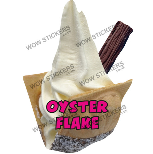 Ice cream van - sticker, oyster