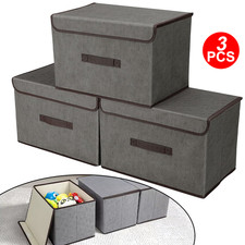 Storage Boxes 3Pcs Large
