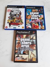 PS2 Grand Theft Auto Bundle - Vice City/3/San Andreas