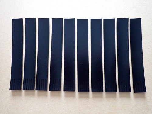 Black blank leather - 10, x