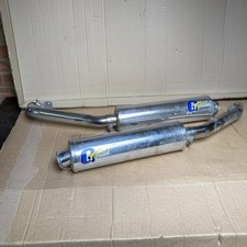 Honda SP1 RC51 Exhaust End Cans Inc Link Pipes GForce