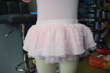 Pink Bloch CR7831 - Swirl flower tulle tutu skirt - Age 2-4 and 4-6