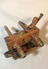 ON SALE!! Antique English Shipwright's Plane, Wood and Brass
